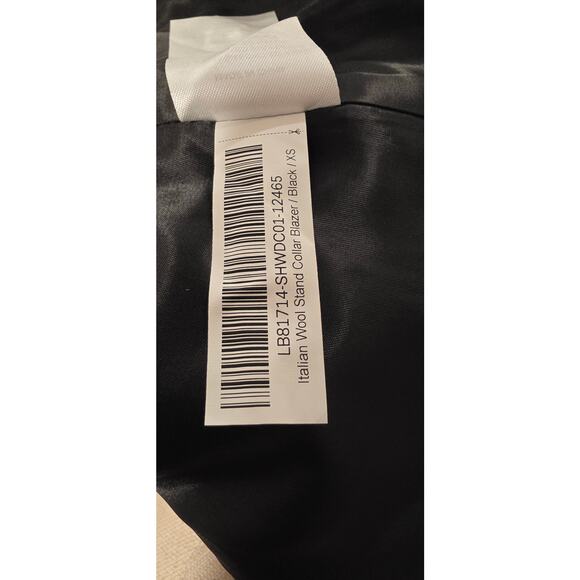 Quince Italian Wool Stand Collar Blazer NWT Size XS - Picture 9 of 9